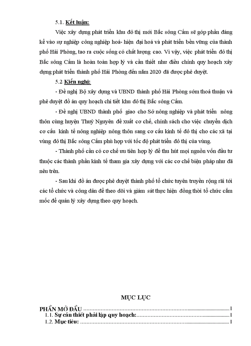 image for page Nội dung quy hoạch chi tiết khu đô thị bắc sông Cấm