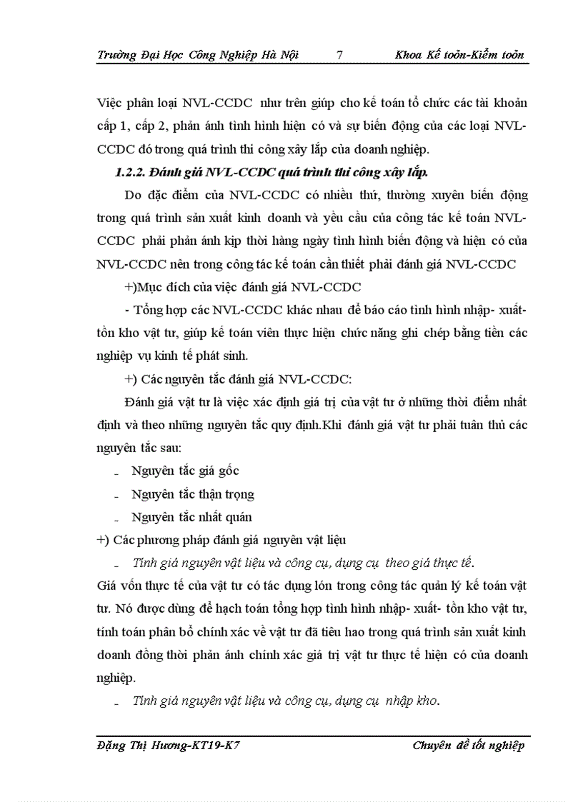 image for page Hoàn thiện kế toán nguyên vật liệu công cụ dụng cụ tại Công ty cổ phần xây dựng và dịch vụ thương mại Việt Hưng