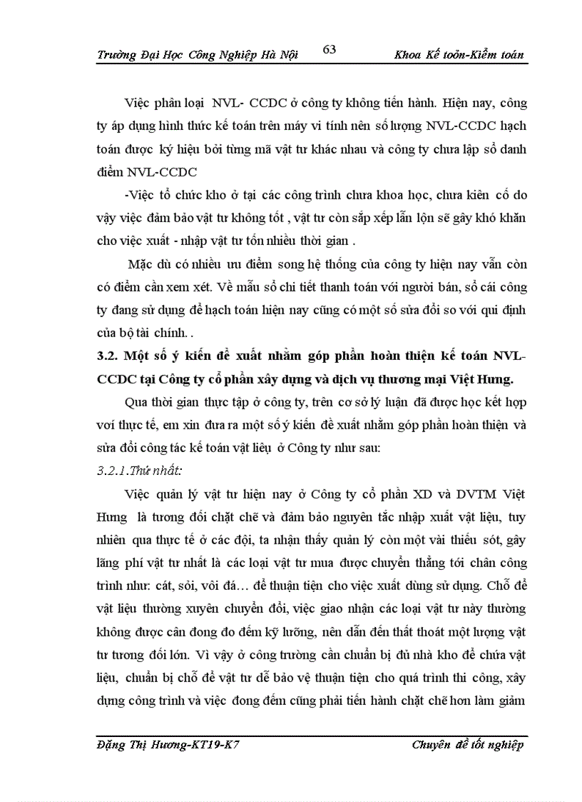 image for page Hoàn thiện kế toán nguyên vật liệu công cụ dụng cụ tại Công ty cổ phần xây dựng và dịch vụ thương mại Việt Hưng