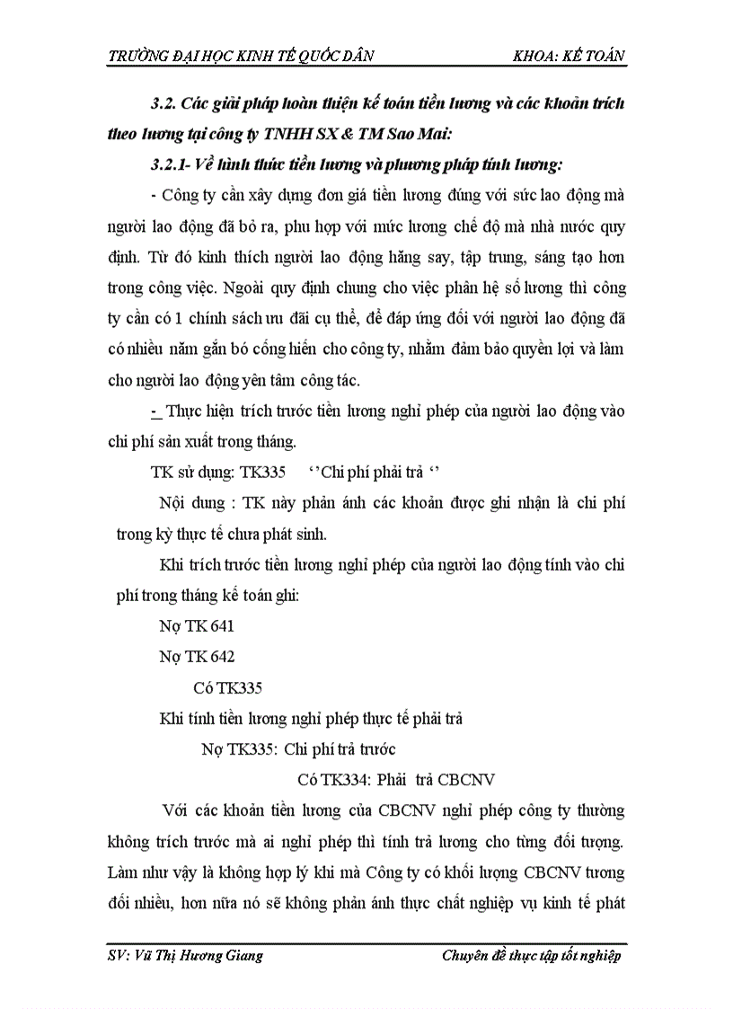 image for page Hoàn thiện kế toán tiền lương và các khoản trích theo lương tại Công ty TNHH SX TM Sao Mai