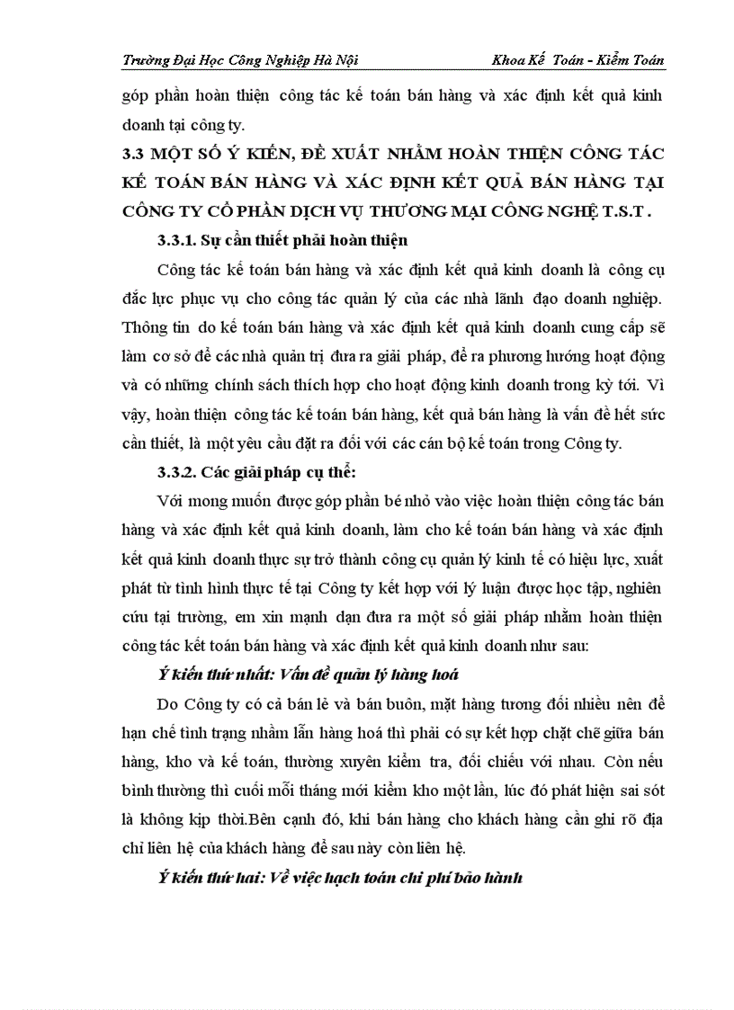image for page Kế toán bán hàng và xác định kết quả tại Công Ty Cổ Phần Dịch Vụ Thương Mại Công Nghệ T S T