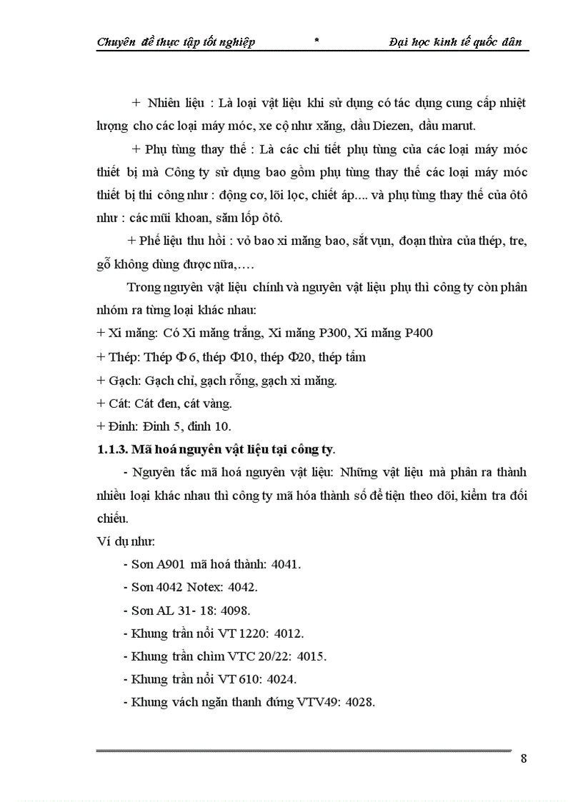 image for page Hoàn thiện kế toán nguyên vật liệu tại công ty TNHH xây dựng và thương mại Đại Đồng