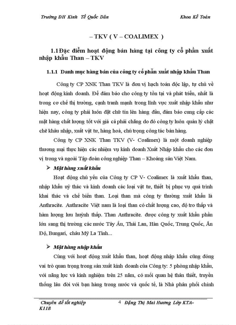 image for page Hoàn thiện Kế toán bán hàng tại Công ty Cổ phần Xuất nhập khẩu Than TKV V Coalimex