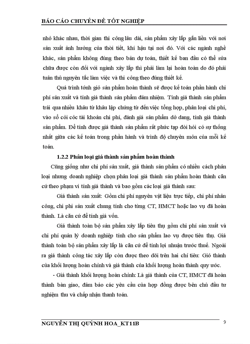 image for page Kế toán tập hợp chi phí và tính giá thành sản phẩm sản xuất tại doanh nghiệp xây dựng tư nhân Quốc Doanh
