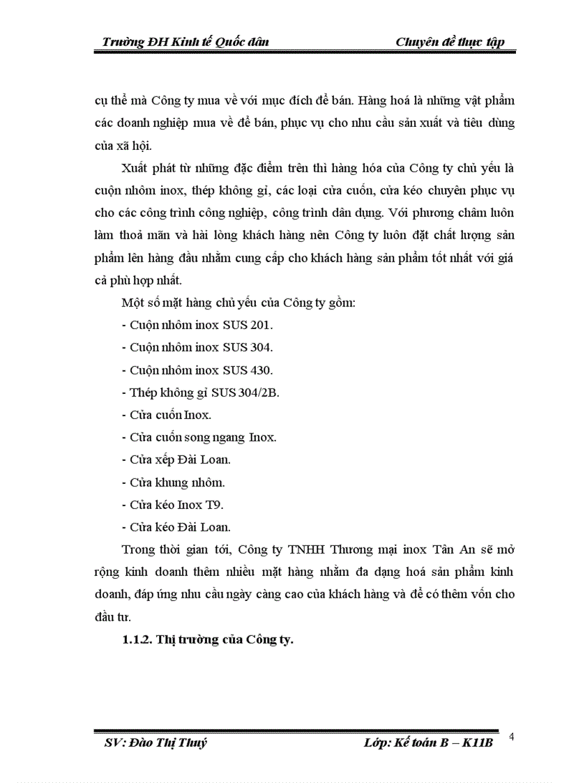 image for page Hoàn thiện kế toán tiêu thụ và xác định kết quả tiêu thụ hàng hoá tại công ty tnhh thương mại inox tân an