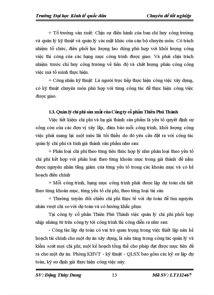 image for page Tổ chức công tác kế toán tập chi phí sản xuất và tính giá thành sản phẩm tại Công ty cổ phần Thiên Phú Thành