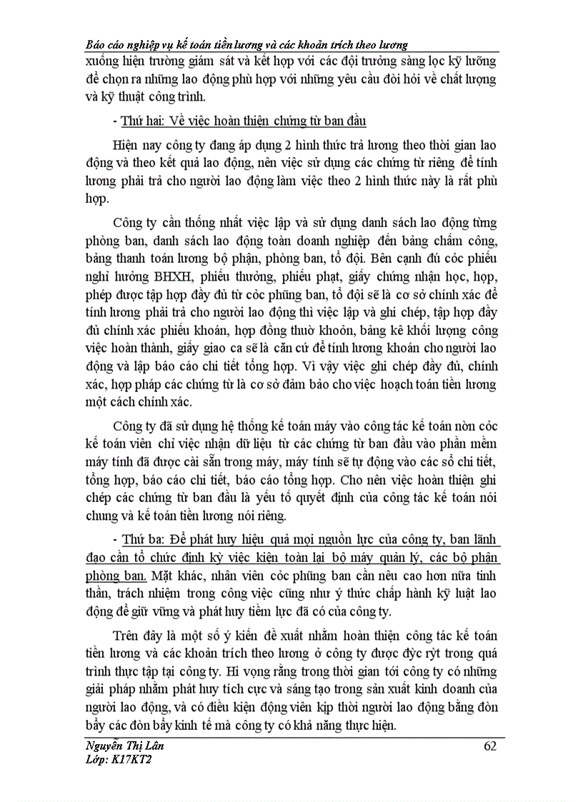 image for page Hoàn thiện kế toán tiền lương và các khoản trích theo lương tại Công ty cổ phần xây dựng số 2 Hà Nội