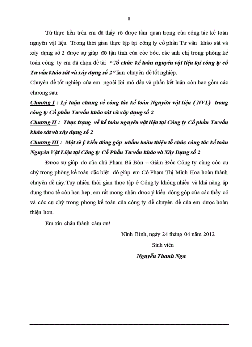 image for page Tổ chức kế toán nguyên vật liệu tại công ty cổ Tư vấn khảo sát và xây dựng số 2