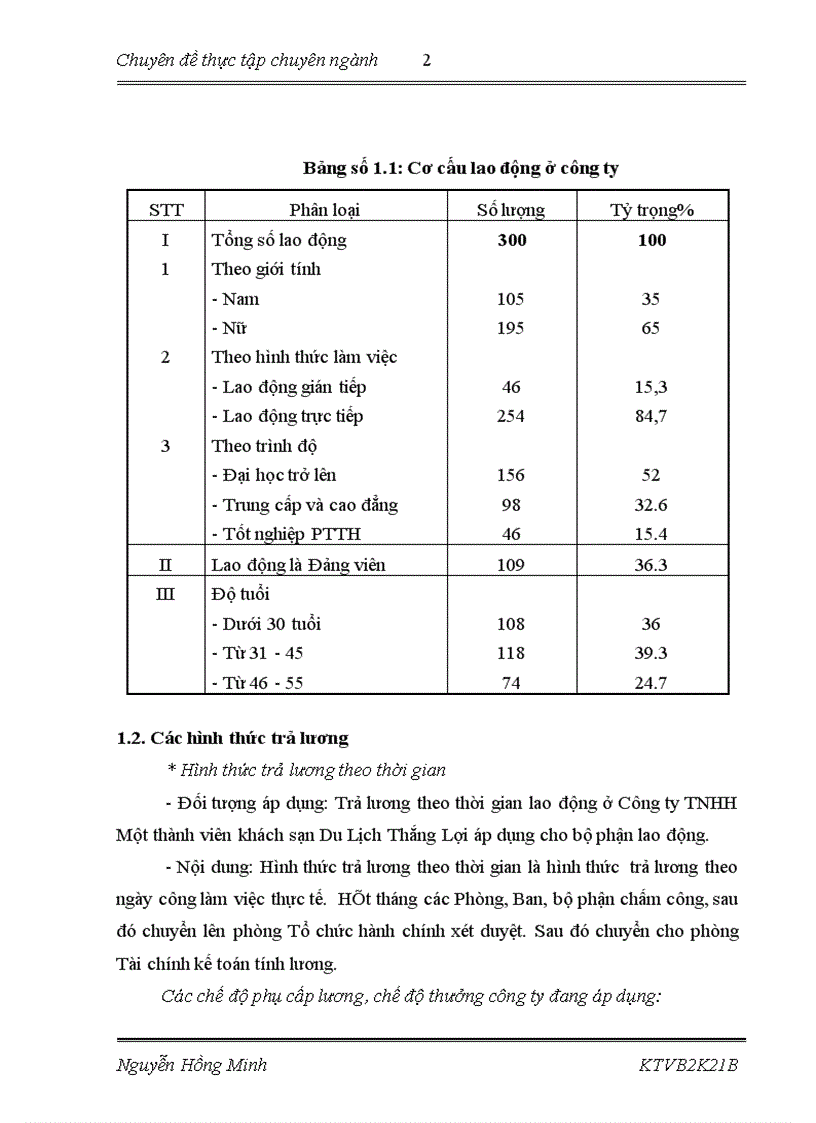 image for page Hoàn thiện công tác kế toán tiền lương và các khoản trích theo lương tại Công ty TNHH Một thành viên Khách sạn Du Lịch Thắng Lợi