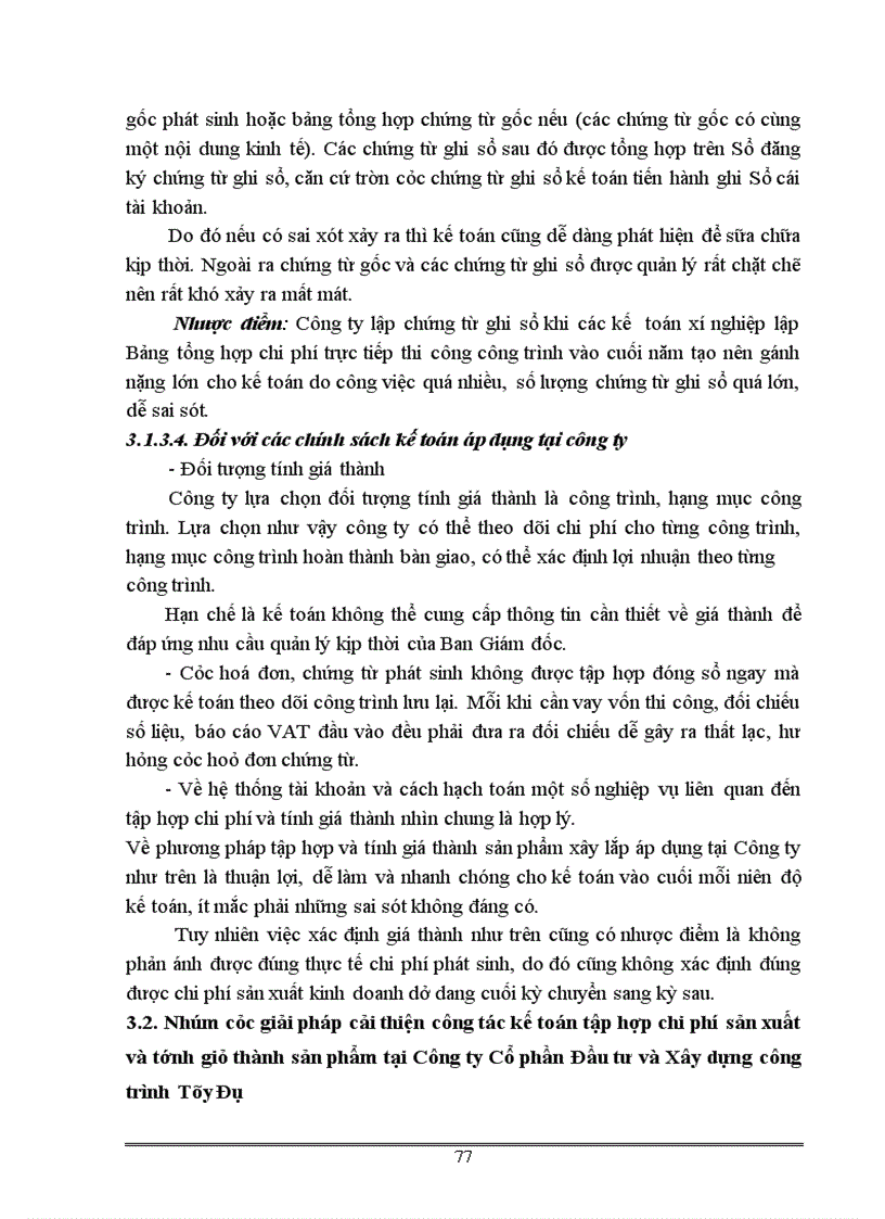 image for page Kế toán tập hợp chi phí và tính giá thành sản phẩm xây lắp tại công ty Cổ phần Đầu tư và Xây dựng công trình Tây Đô