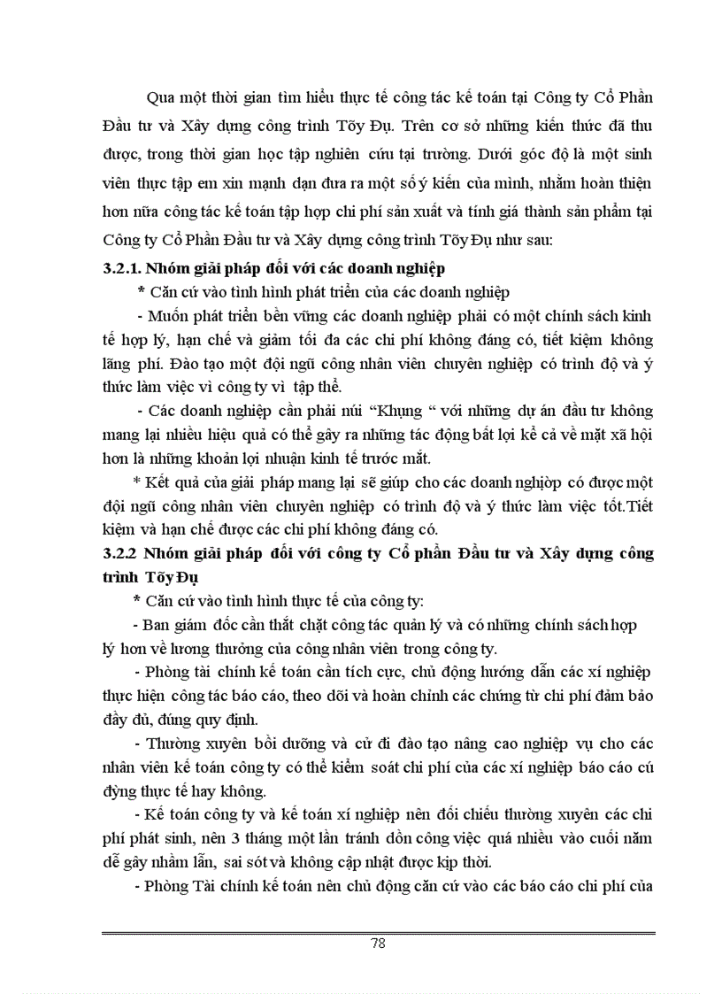 image for page Kế toán tập hợp chi phí và tính giá thành sản phẩm xây lắp tại công ty Cổ phần Đầu tư và Xây dựng công trình Tây Đô