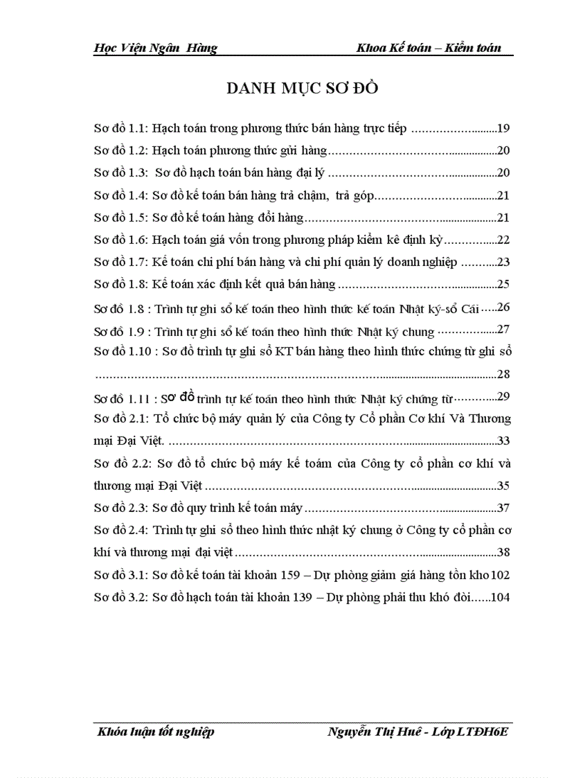image for page Hoàn thiện công tác kế toán bán hàng và xác định kết quả bán hàng tại Công ty cổ phần cơ khí và thương mại Đại Việ