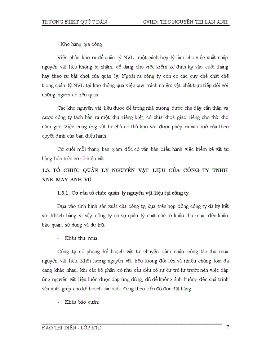 image for page Hoàn thiện kế toán nguyên vật liệu tại công ty TNHH XNK MAY ANH VŨ