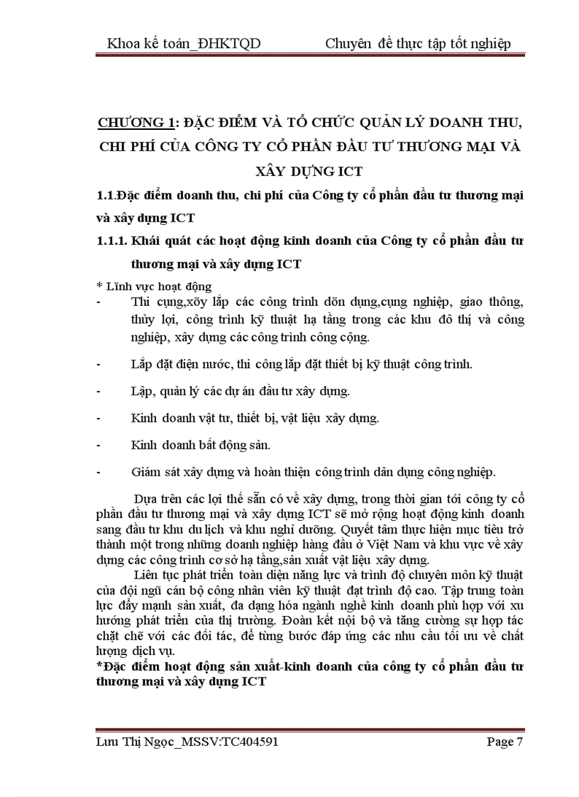 image for page Hoàn thiện kế toán doanh thu chi phí và kết quả kinh doanh tại Công ty cổ phần đầu tư thương mại và xây dựng ICT