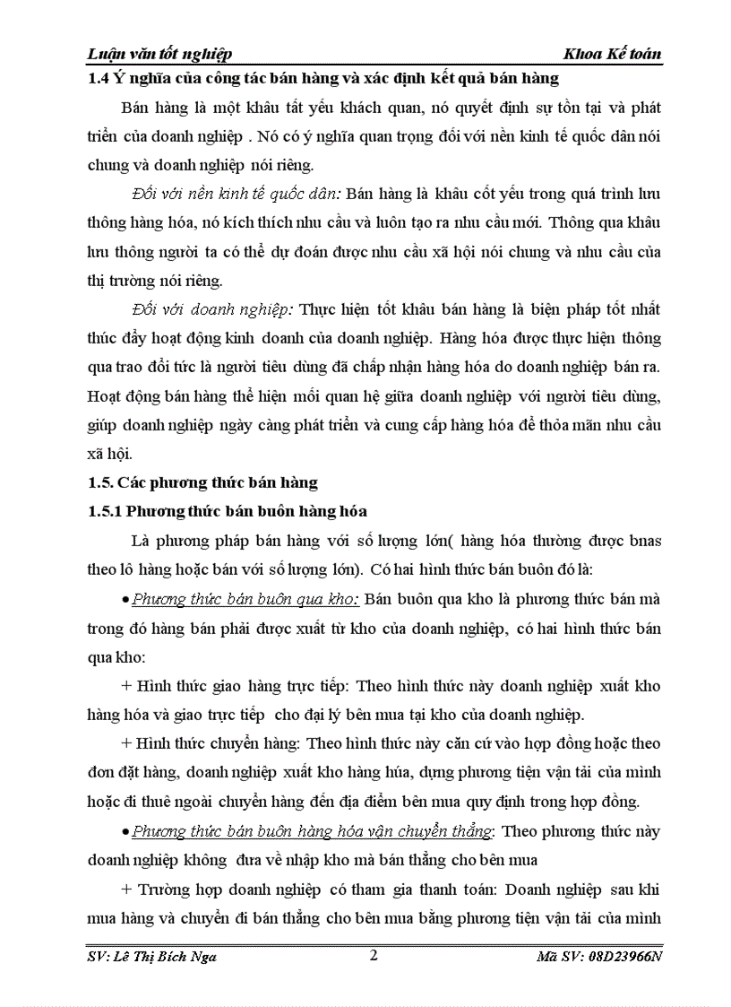 image for page Kế toán bán hàng và xác định kết quả kinh doanh tại công ty Cổ phần đầu tư và dịch vụ ô tô Hoàng Mai