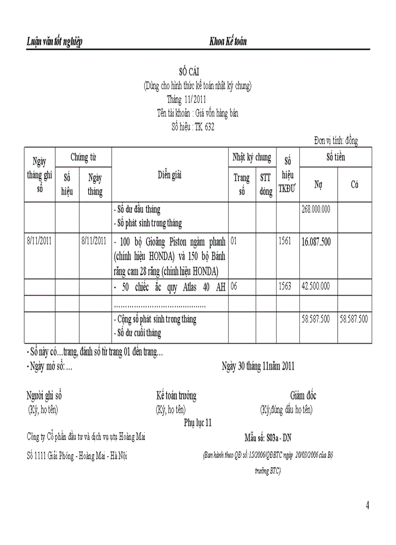 image for page Kế toán bán hàng và xác định kết quả kinh doanh tại công ty Cổ phần đầu tư và dịch vụ ô tô Hoàng Mai