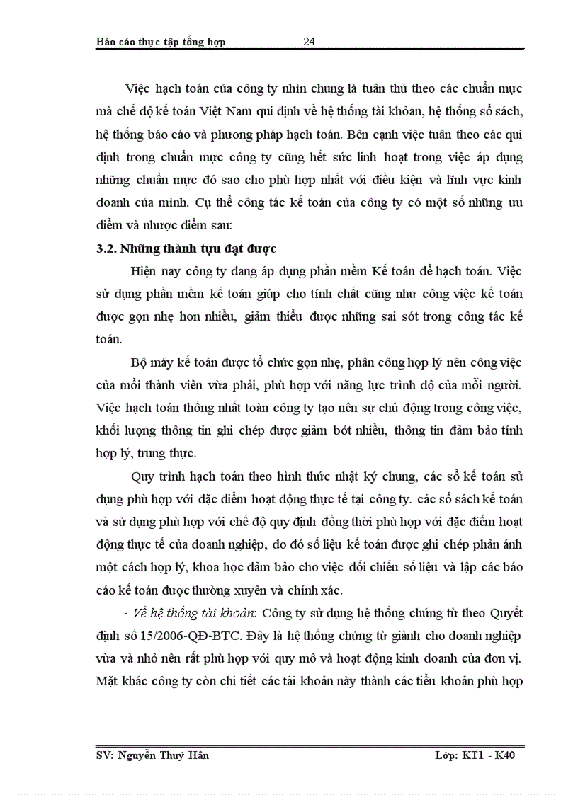 image for page Đặc điểm tổ chức hạch toán kế toán của Công ty TNHH Thương mại và dịch vụ tổng hợp Duy Vinh 1