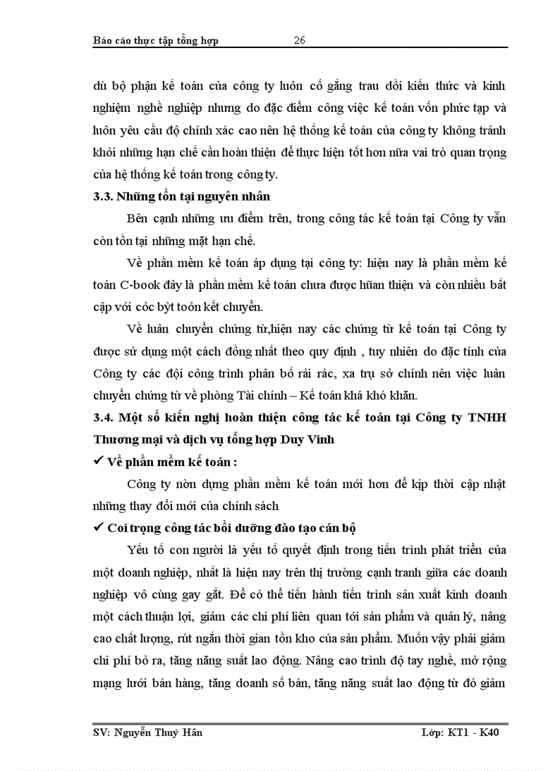 image for page Đặc điểm tổ chức hạch toán kế toán của Công ty TNHH Thương mại và dịch vụ tổng hợp Duy Vinh 1