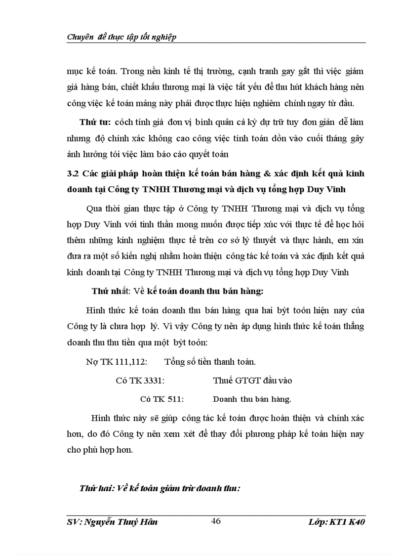 image for page Hoàn thiện kế toán bán hàng và xác định kết quả bán hàng tại Công ty TNHH Thương mại và dịch vụ tổng hợp Duy Vinh