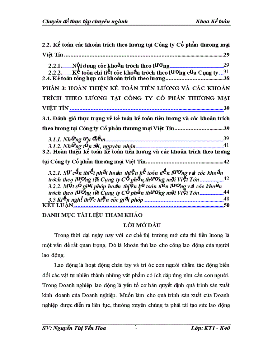 image for page Hoàn thiện kế toán tài lương và các khoản trích theo lương tại Công ty Cổ phần thương mại Việt Tín 1