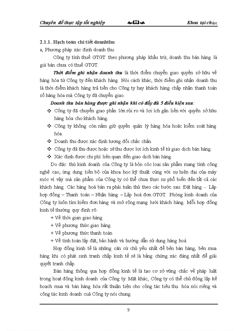 image for page Kế toán tiêu thụ hàng hóa và xác định kết quả kinh doanh