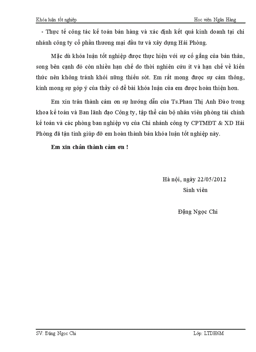 image for page Hoàn thiện kế toán bán hàng và xác định kết quả kinh doanh tại chi nhánh công ty cổ phần thương mại đầu tư và xây dựng Hải Phòng 1