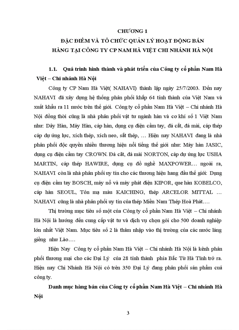 image for page Hoàn thiện kế toán bán hàng và xác định kết quả kinh doanh tại Công ty Nam Hà Việt Chi nhánh Hà Nội