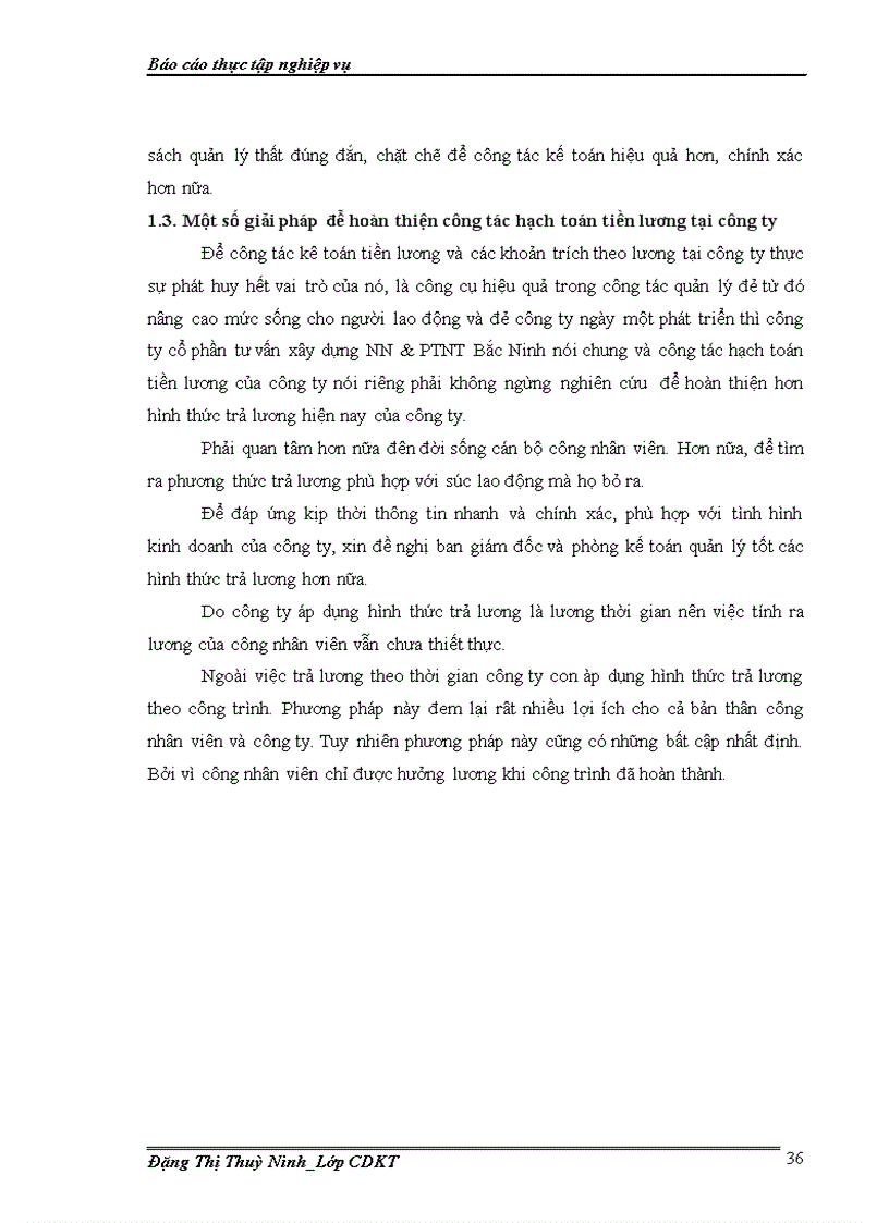 image for page Hạch toán công tác kế toán tiền lương và các khoản trích theo lương tại công ty cổ phần tư vấn xây dựng NN PTNT Bắc Ninh