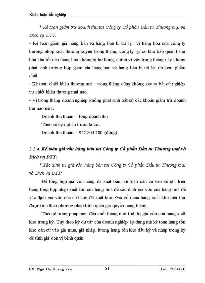 image for page Hoàn thiện kế toán bán hàng và xác định kết quả bán hàng tại Công ty Cổ phần đầu tư Thương mại và Dịch vụ DTT