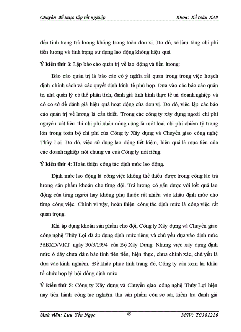 image for page Hoàn thiện kế toán tiền lương và các khoản trích theo lương tại Công ty Xây dựng và Chuyển giao Công nghệ Thủy lợi 1