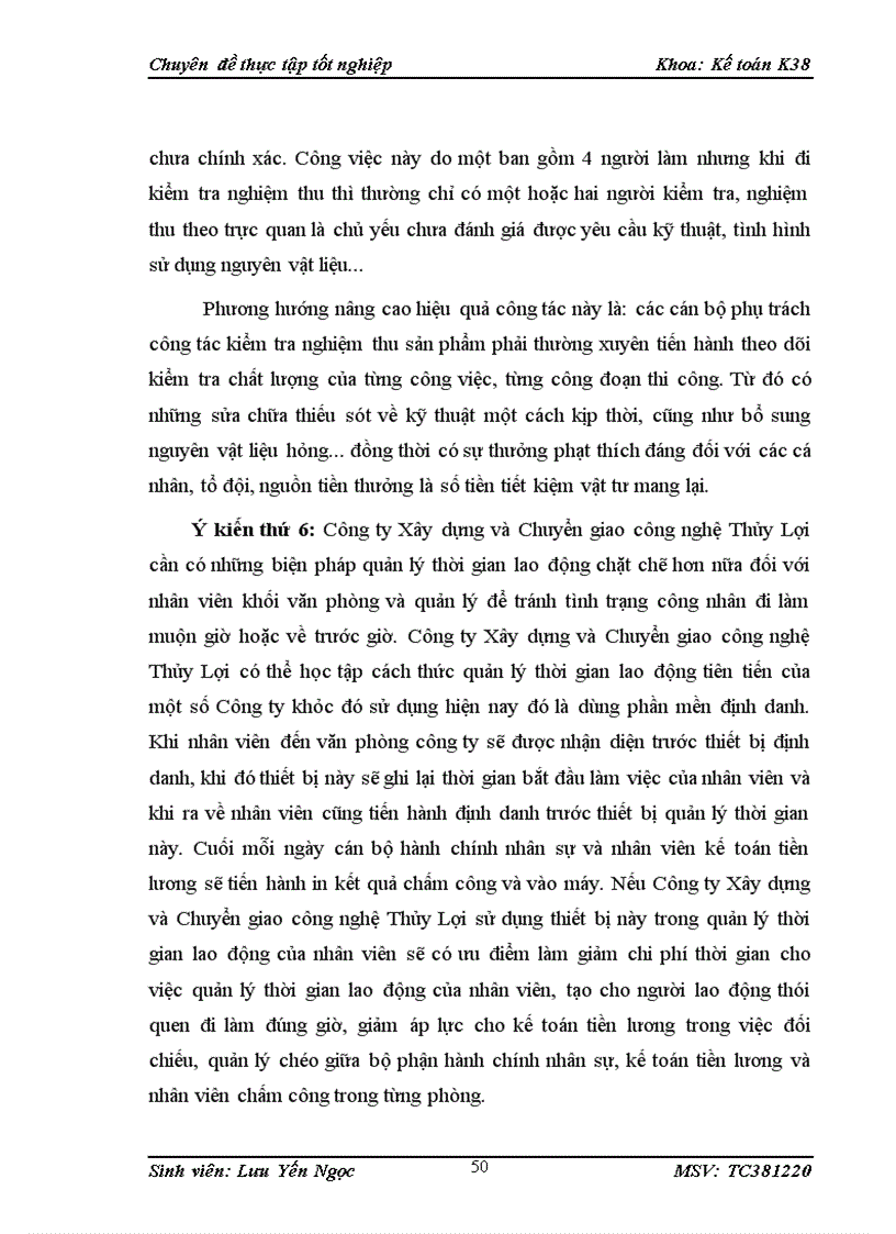 image for page Hoàn thiện kế toán tiền lương và các khoản trích theo lương tại Công ty Xây dựng và Chuyển giao Công nghệ Thủy lợi 1