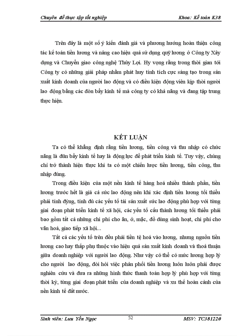 image for page Hoàn thiện kế toán tiền lương và các khoản trích theo lương tại Công ty Xây dựng và Chuyển giao Công nghệ Thủy lợi 1