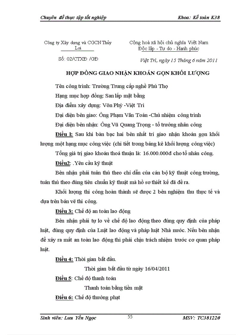 image for page Hoàn thiện kế toán tiền lương và các khoản trích theo lương tại Công ty Xây dựng và Chuyển giao Công nghệ Thủy lợi 1