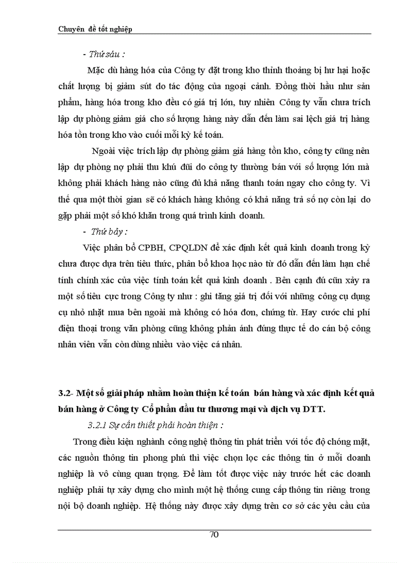 image for page Hoàn thiện kế toán bán hàng và xác định kết quả bán hàng tại Công ty Cổ phần đầu tư Thương mại và Dịch vụ DTT 1