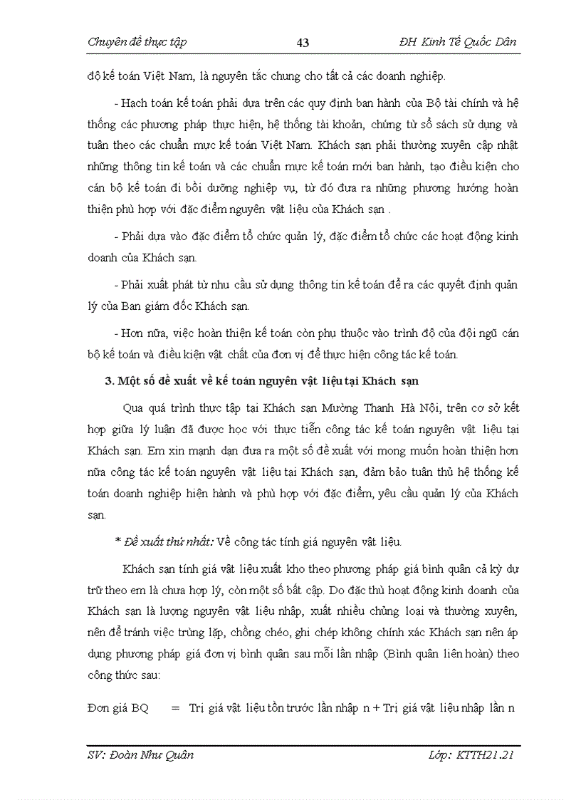 image for page Kế toán nguyên vật liệu tại Khách Sạn Mường Thanh Hà Nội