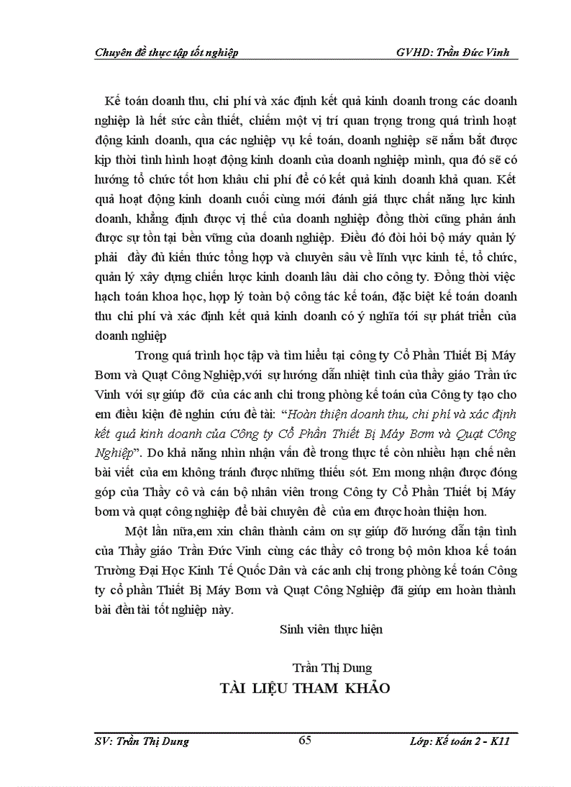 image for page Hoàn thiện hạch toán doanh thu chi phí và xác định kết quả kinh doanh của Công ty CP thiết bị máy bơm và Quạt Công Nghiệp 1