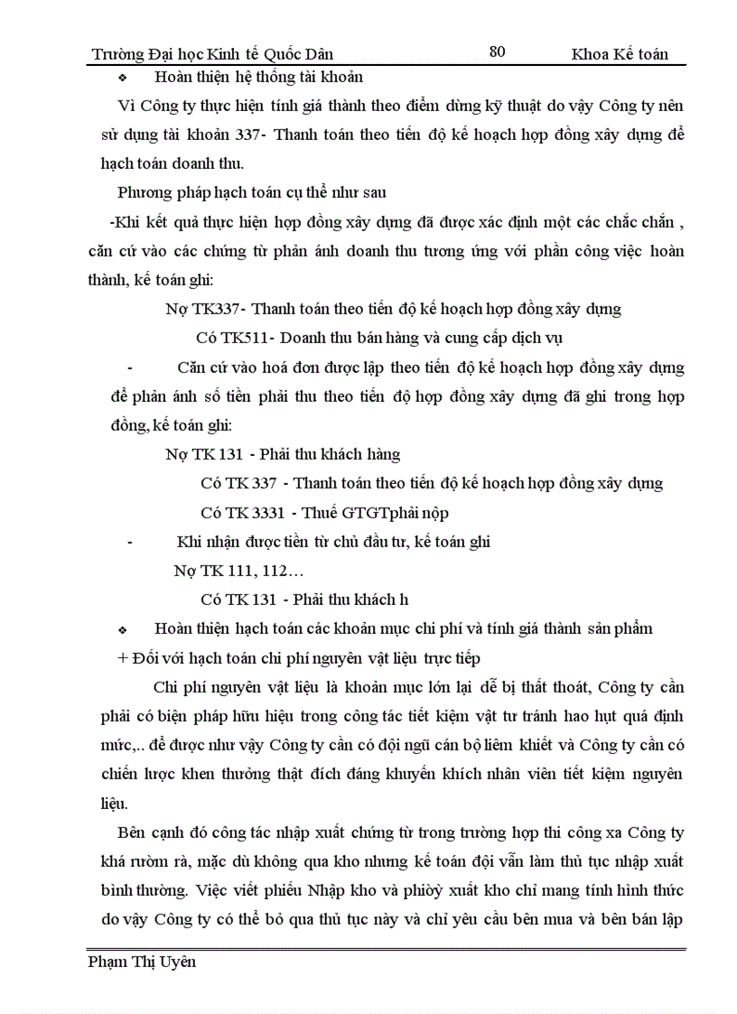 image for page Hoàn thiện kế toán chi phí sản xuất và tính giá thành sản phẩm tại chi nhánh Cty CP Lắp Máy Điện Nước và XD XN Xây lắp số 8