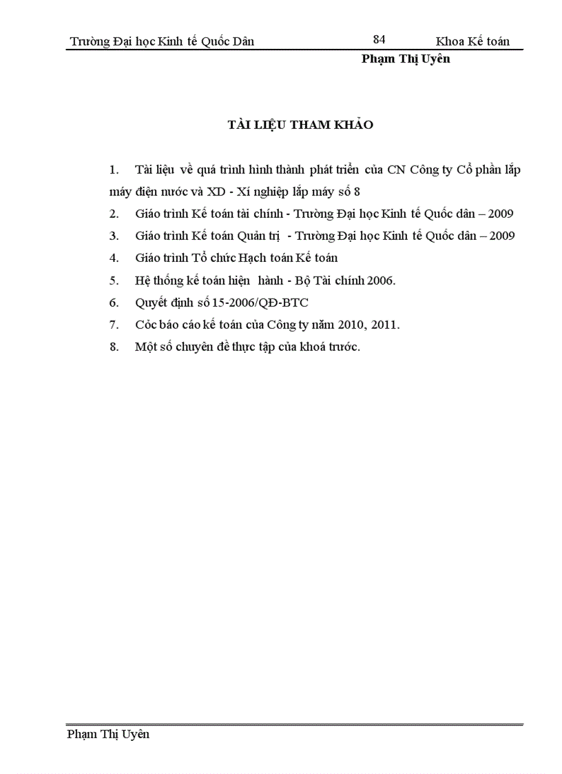 image for page Hoàn thiện kế toán chi phí sản xuất và tính giá thành sản phẩm tại chi nhánh Cty CP Lắp Máy Điện Nước và XD XN Xây lắp số 8