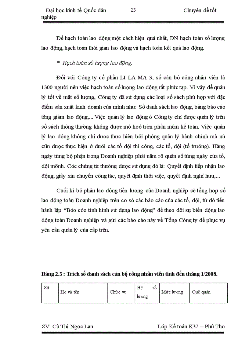 image for page Hoàn thiện công tác kế toán tiền lương và các khoản trích theo lương tại công ty cổ phần LILAMA 3