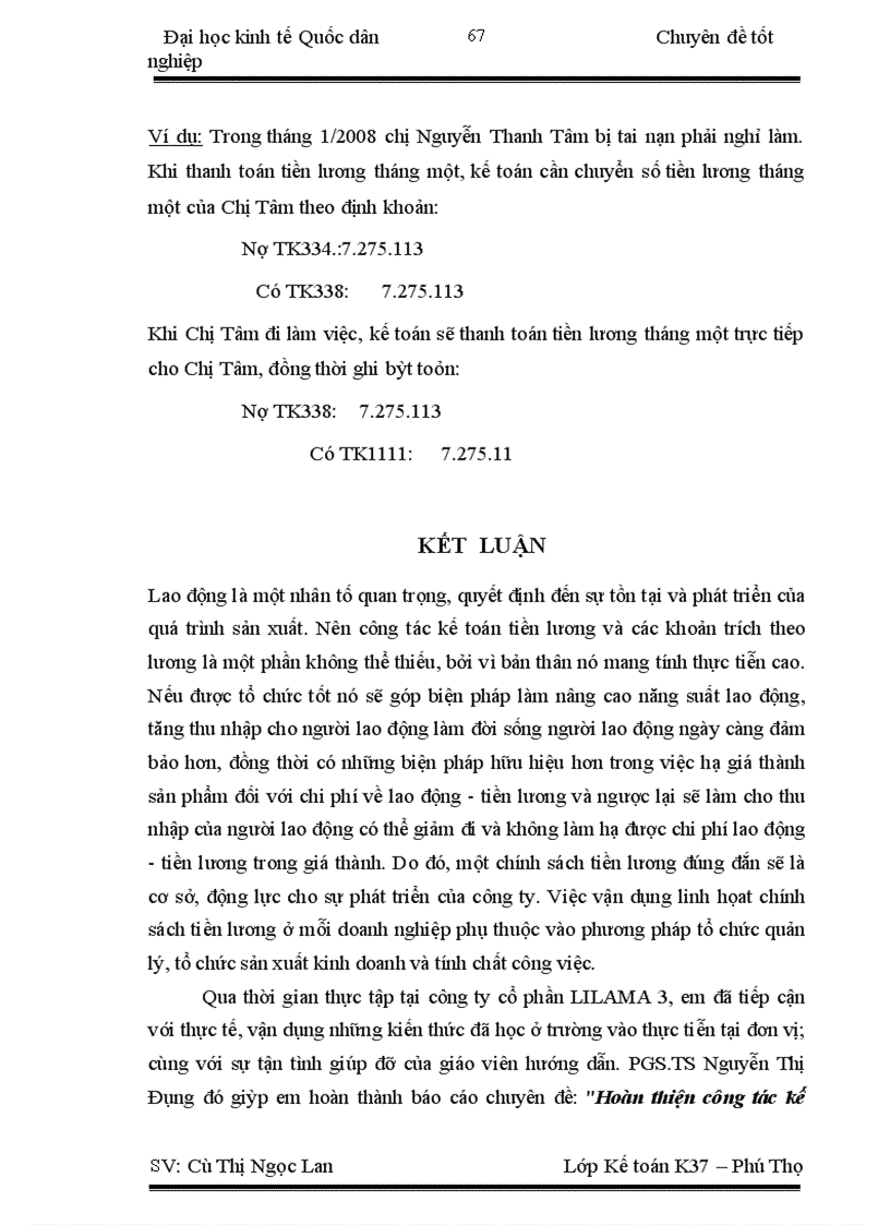 image for page Hoàn thiện công tác kế toán tiền lương và các khoản trích theo lương tại công ty cổ phần LILAMA 3