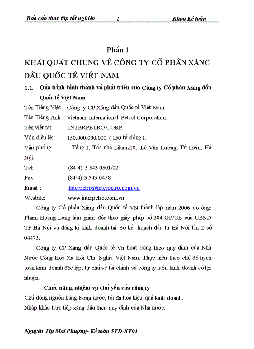 image for page Tình hình thực tế công tác kế toán tại Công ty CP Xăng dầu Quốc tế Việt Nam