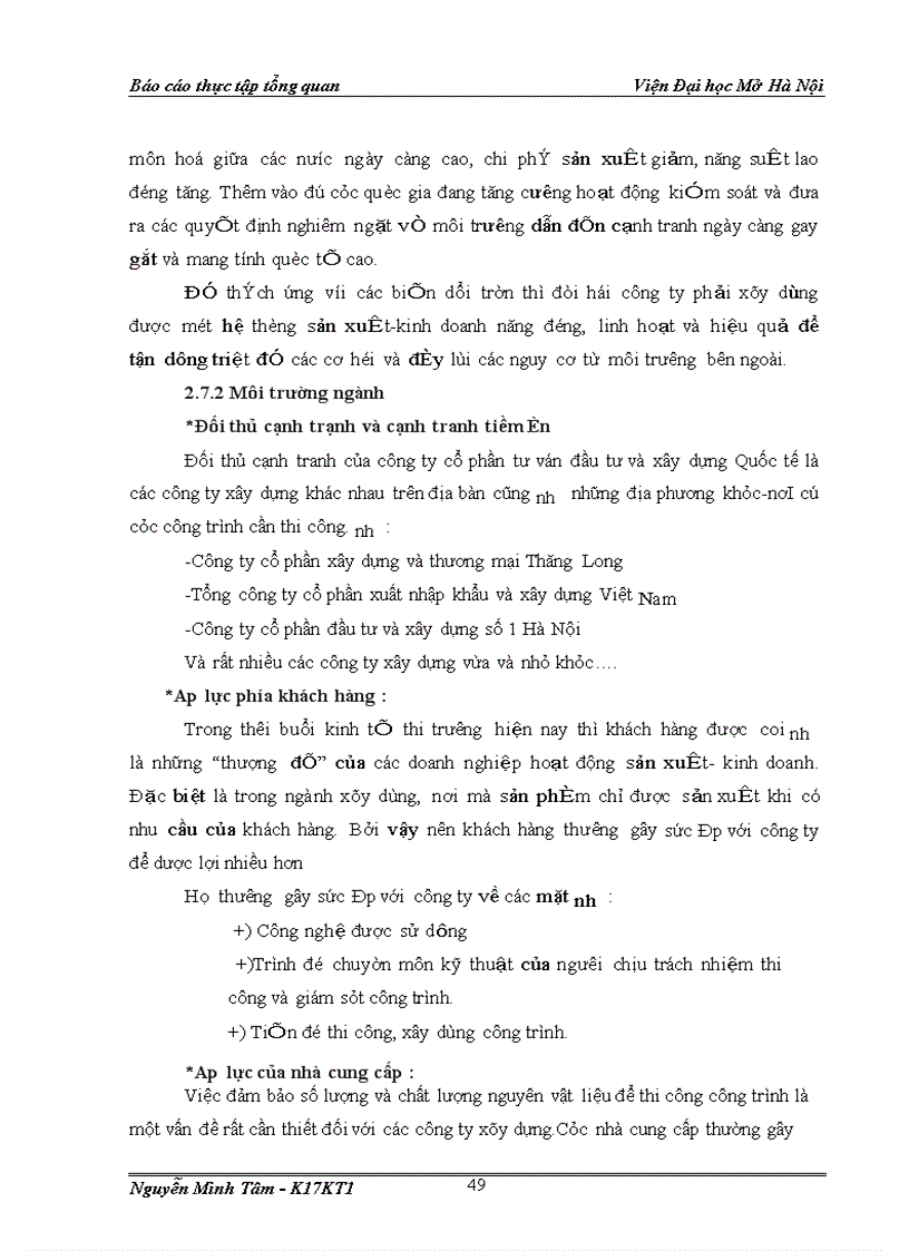 image for page Báo cáo thực tập tổng quan tại công ty cổ phần tư vấn đầu tư và xây dựng Quốc tế