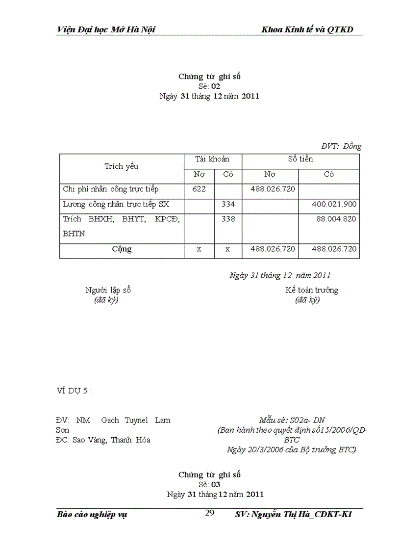 image for page Kế toán chi phí sản xuất và tính giá thành sản phẩm tại nhà máy gạch Tuynel Lam Sơn