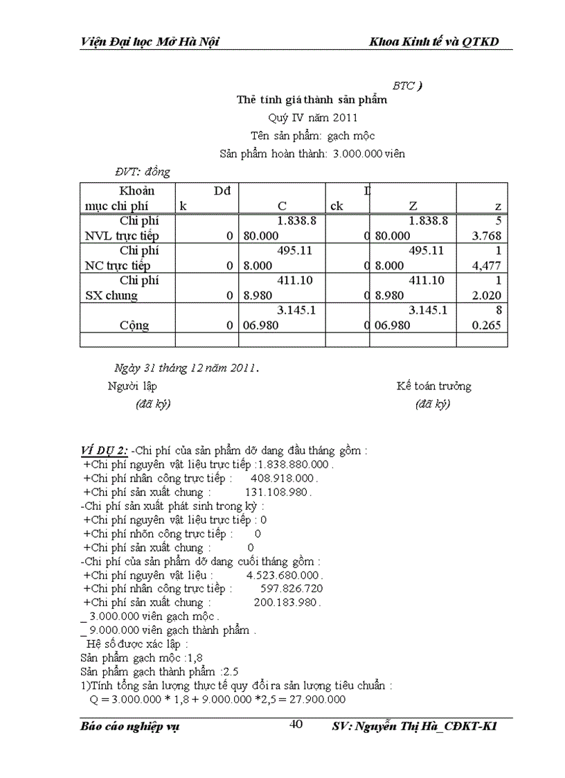 image for page Kế toán chi phí sản xuất và tính giá thành sản phẩm tại nhà máy gạch Tuynel Lam Sơn