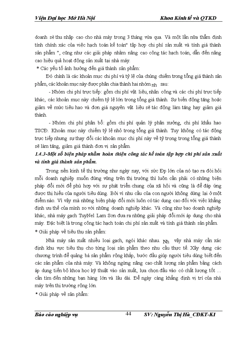 image for page Kế toán chi phí sản xuất và tính giá thành sản phẩm tại nhà máy gạch Tuynel Lam Sơn