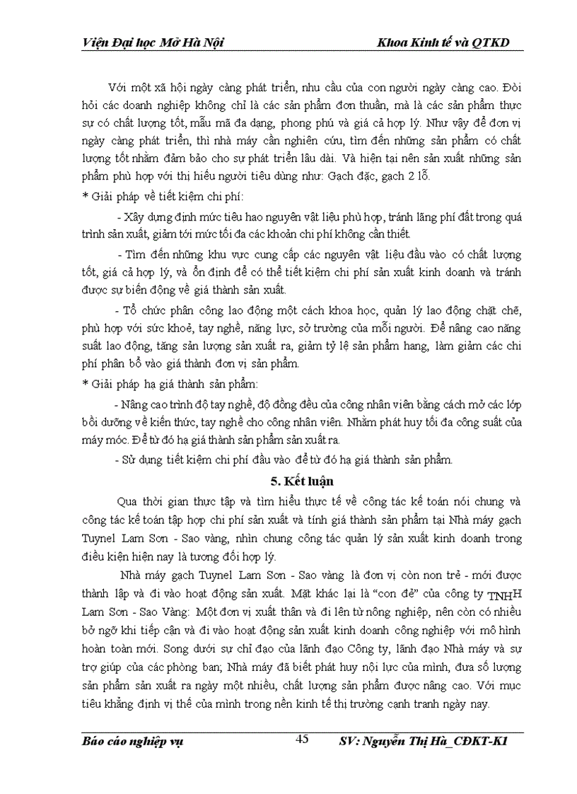image for page Kế toán chi phí sản xuất và tính giá thành sản phẩm tại nhà máy gạch Tuynel Lam Sơn