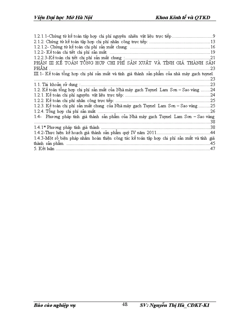 image for page Kế toán chi phí sản xuất và tính giá thành sản phẩm tại nhà máy gạch Tuynel Lam Sơn