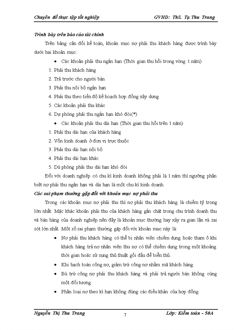 image for page Kiểm toán khoản mục nợ phải thu khách hàng trong quy trình kiểm toán Báo cáo tài chính do công ty TNHH Kiểm toán Immanuel thực hiện