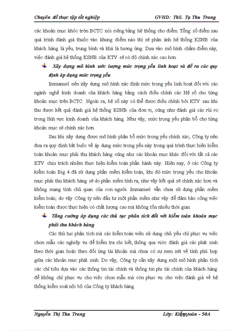 image for page Kiểm toán khoản mục nợ phải thu khách hàng trong quy trình kiểm toán Báo cáo tài chính do công ty TNHH Kiểm toán Immanuel thực hiện