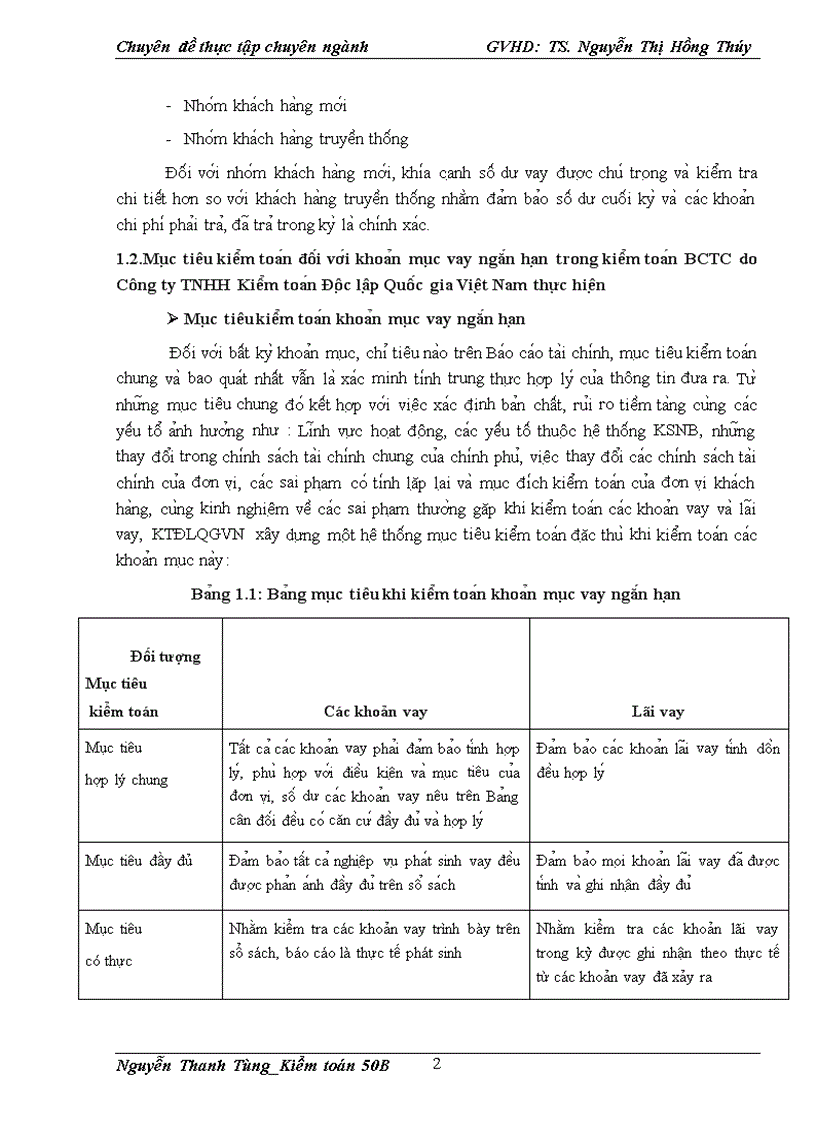 image for page Hoàn thiện quy trình kiểm toán khoản vay ngắn trong kiểm toán Báo cáo Tài chính do Công ty TNHH Kiểm toán Độc lập Quốc gia Việt Nam thực hiện